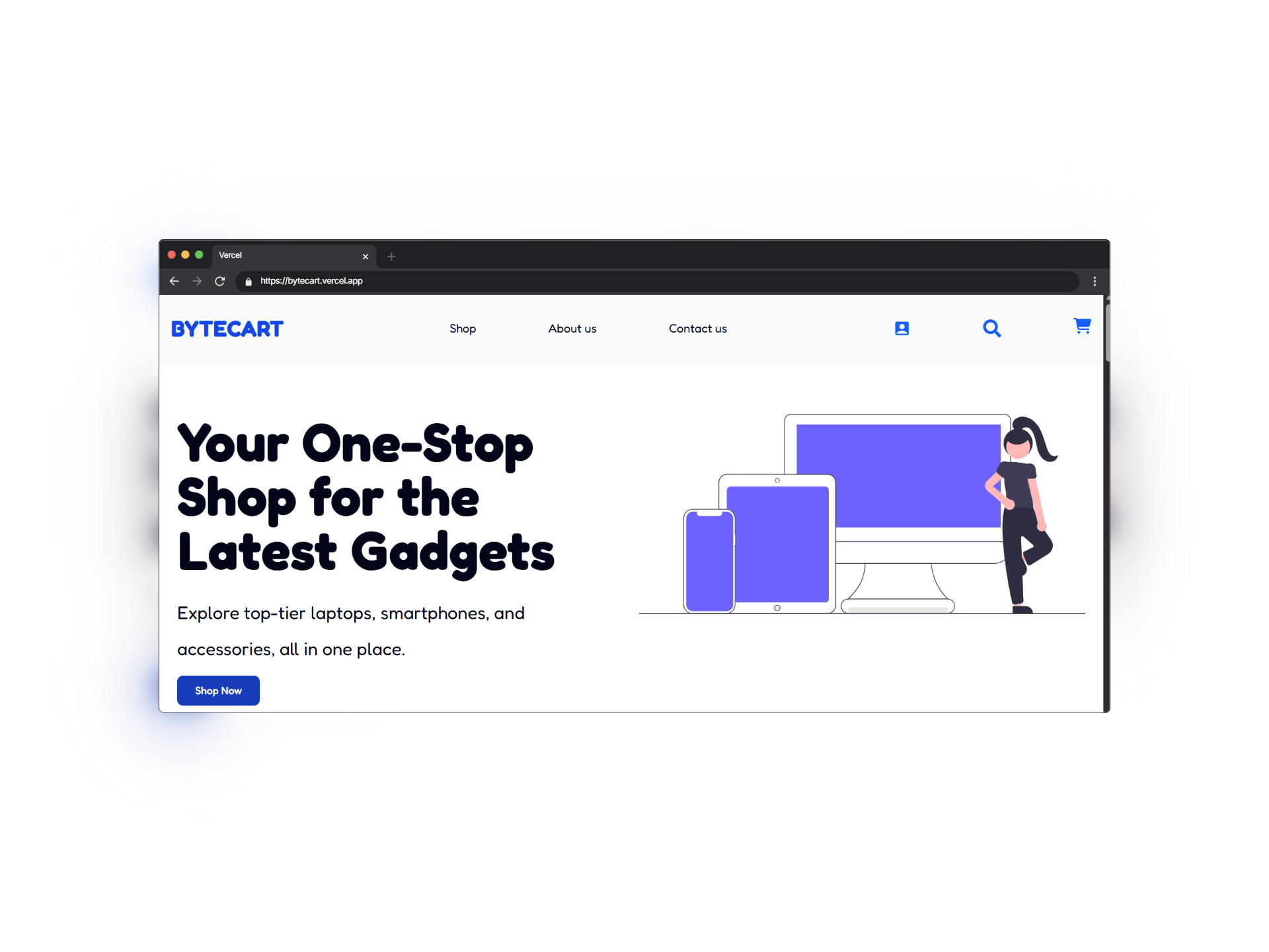 Ecommerce web application | Byte-Cart